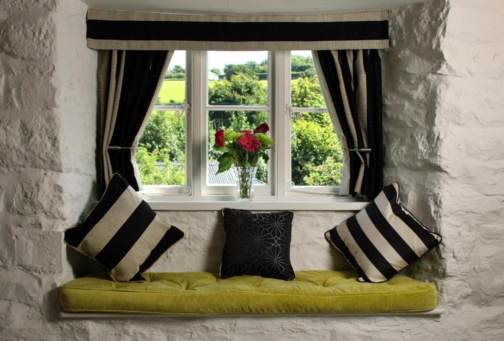 The Oxenham Arms Hotel Devon South Zeal Rum bild
